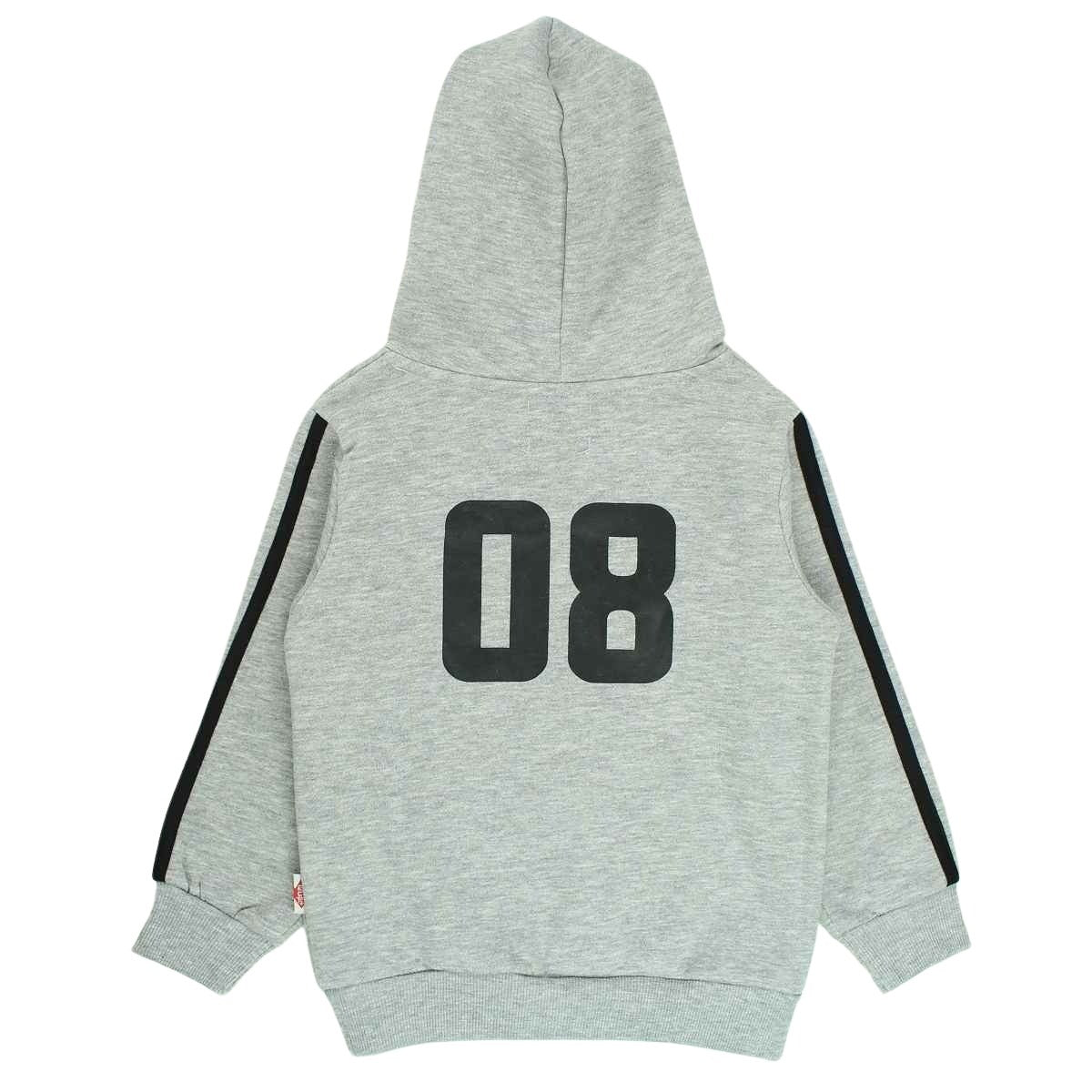 Sweat Lee Cooper - 6A Garçon - Enfant - Gris - 80 % Polyester - 20 % Coton - TrendyFlair