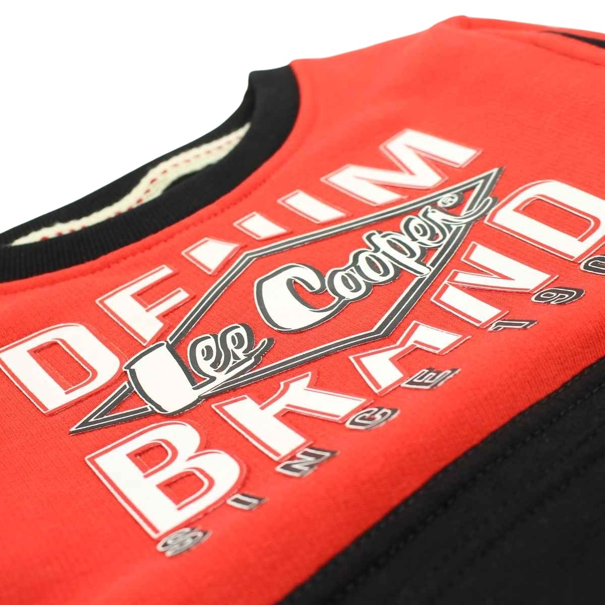 Sweat Lee Cooper - 6A Garçon - Enfant - Rouge - 60 % Coton - 40 % Polyester 300 gsm - TrendyFlair