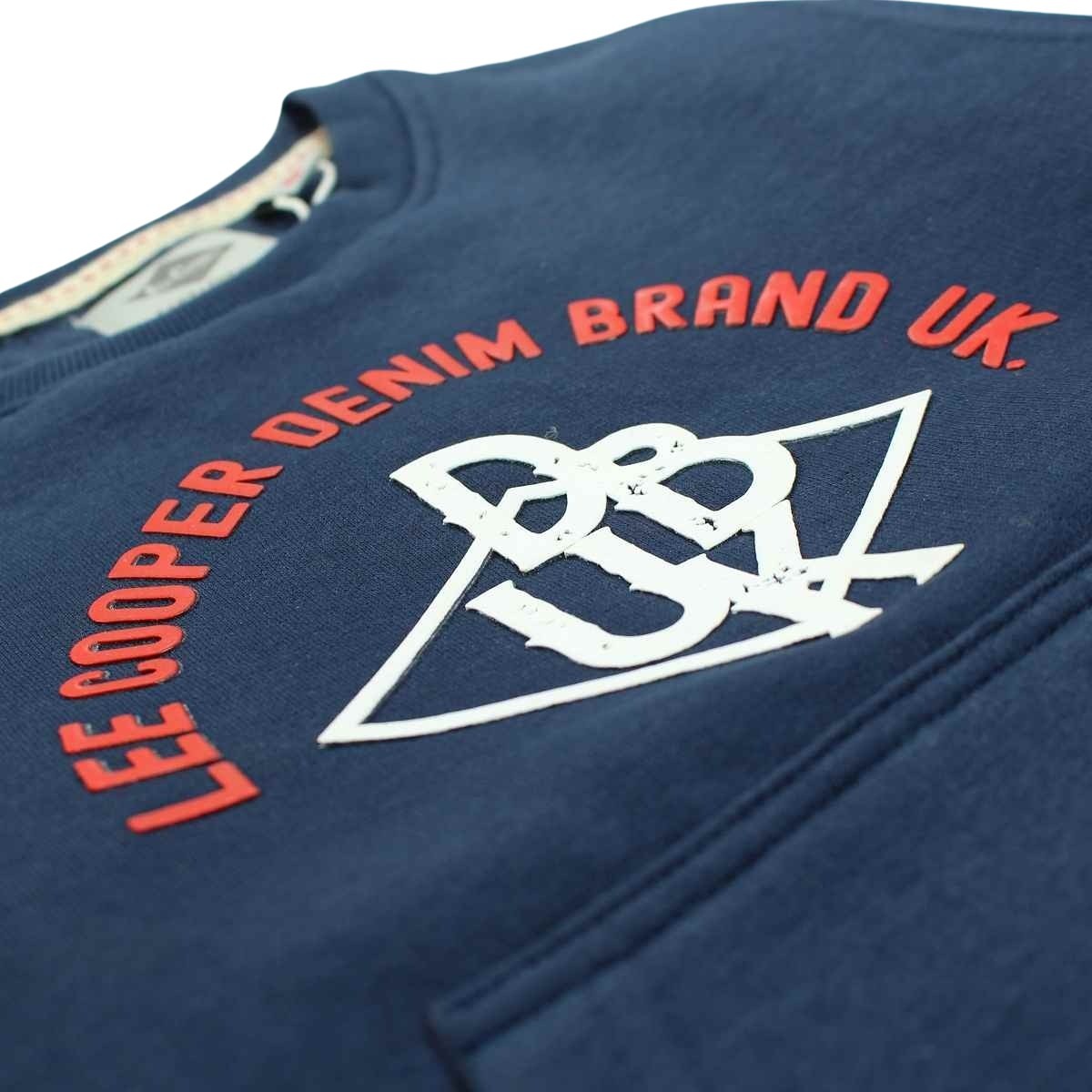 Sweat Lee Cooper - 6A Garçon - Enfant - Bleu - 60 % Coton - 40 % Polyester 300 gsm - TrendyFlair