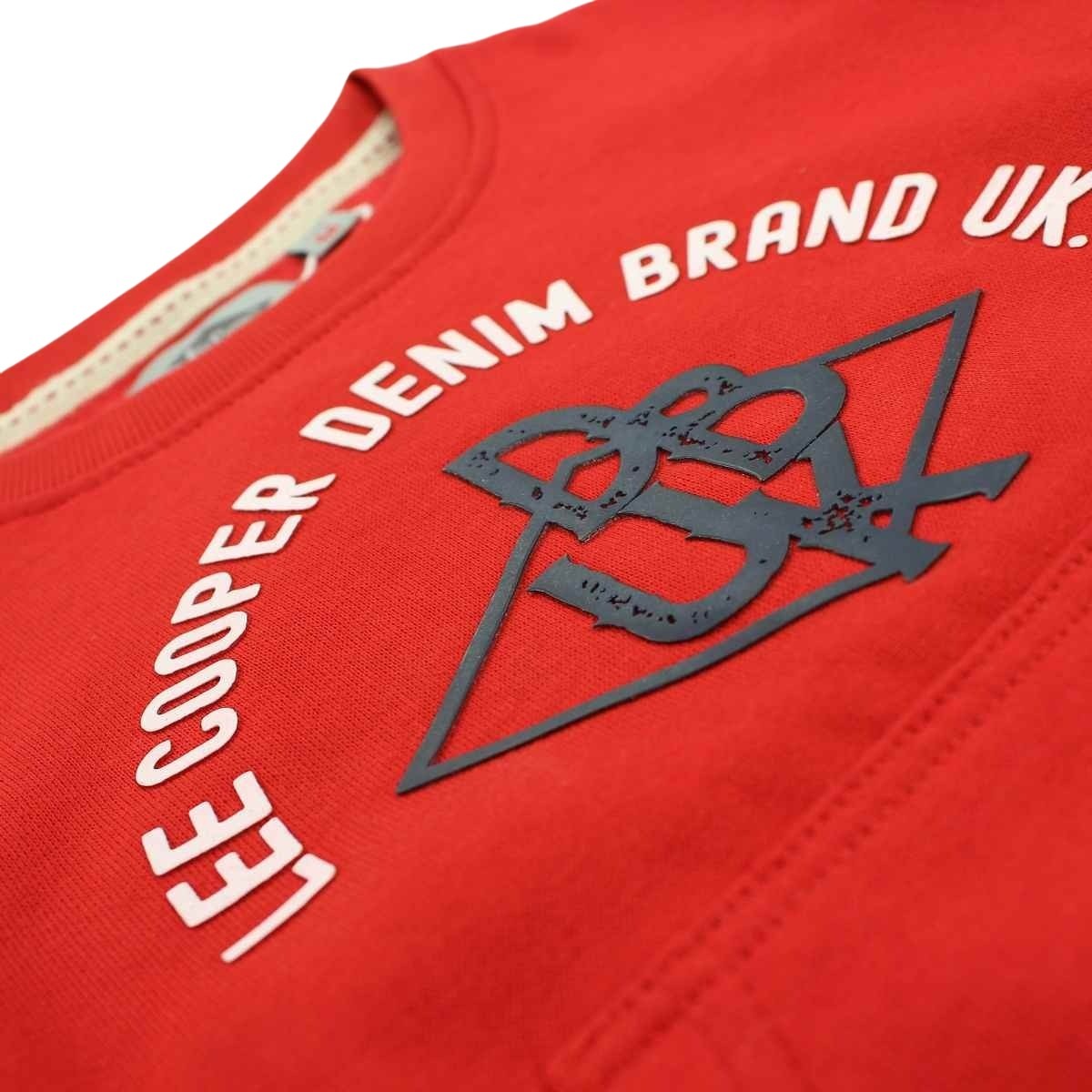 Sweat Lee Cooper - 6A Garçon - Enfant - Rouge - 60 % Coton - 40 % Polyester 300 gsm - TrendyFlair