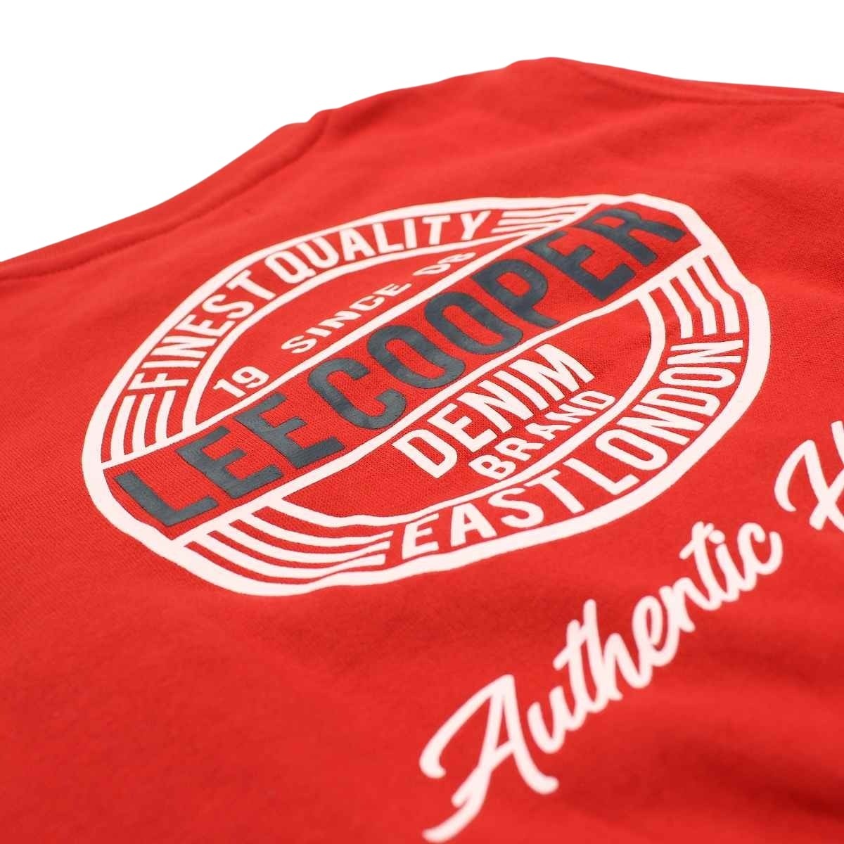 Sweat Lee Cooper - 6A Garçon - Enfant - Rouge - 60 % Coton - 40 % Polyester 300 gsm - TrendyFlair