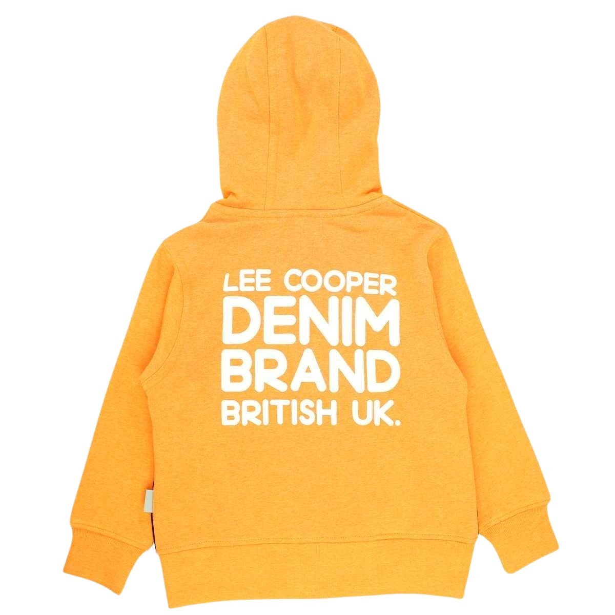 Veste à capuche Lee Cooper - 6A Garçon - Enfant - Orange - 60 % Coton - 40 % Polyester - 290-300 GSM - TrendyFlair