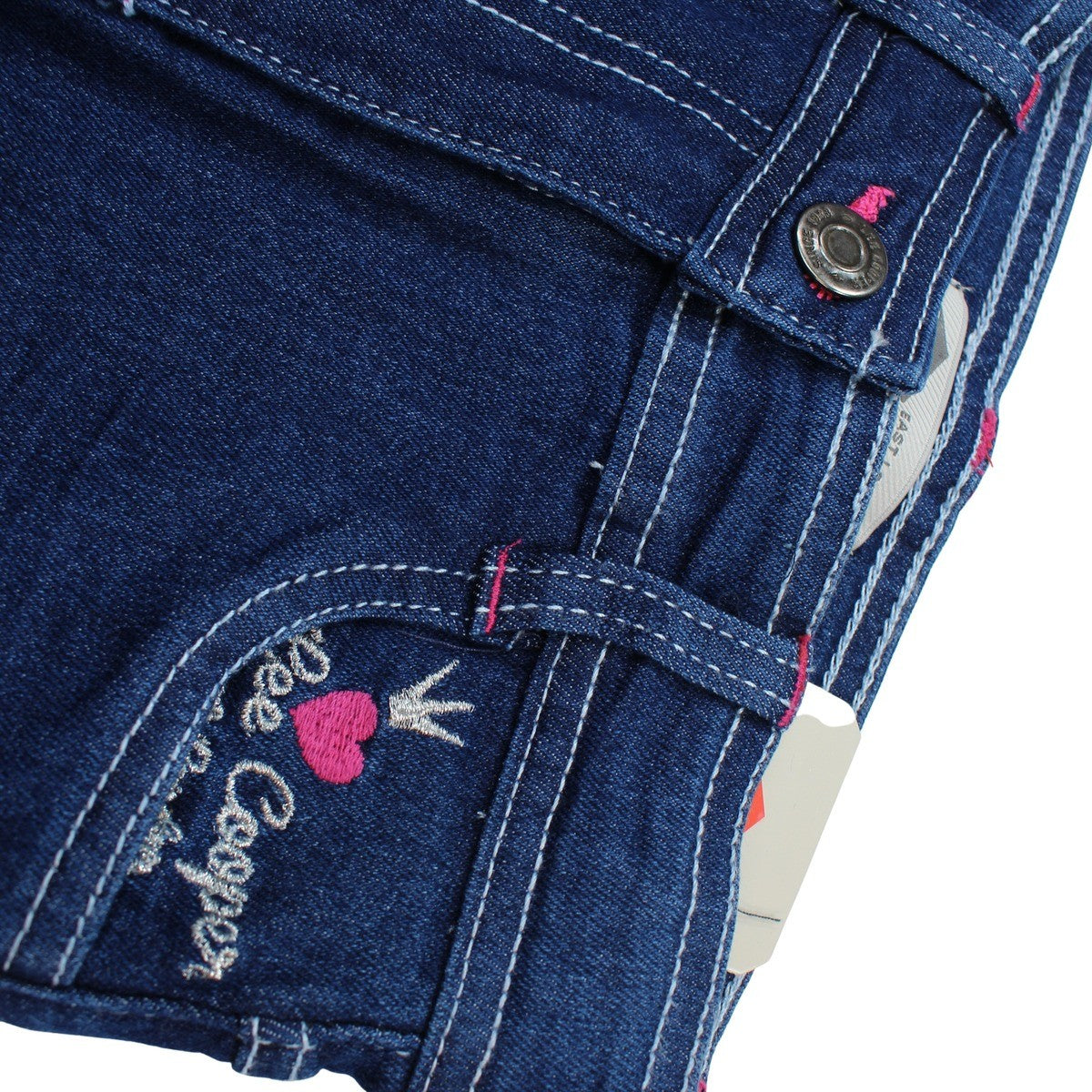 Jeans slim fille Lee Cooper - 4A Fille - Enfant - Bleu - 70 % Coton 28% Polyester 2 % Élasthanne - TrendyFlair