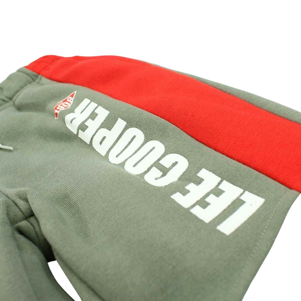 Jogging capuche Lee Cooper - 6A Garçon - Enfant - Kaki - 100 % Polyester - TrendyFlair