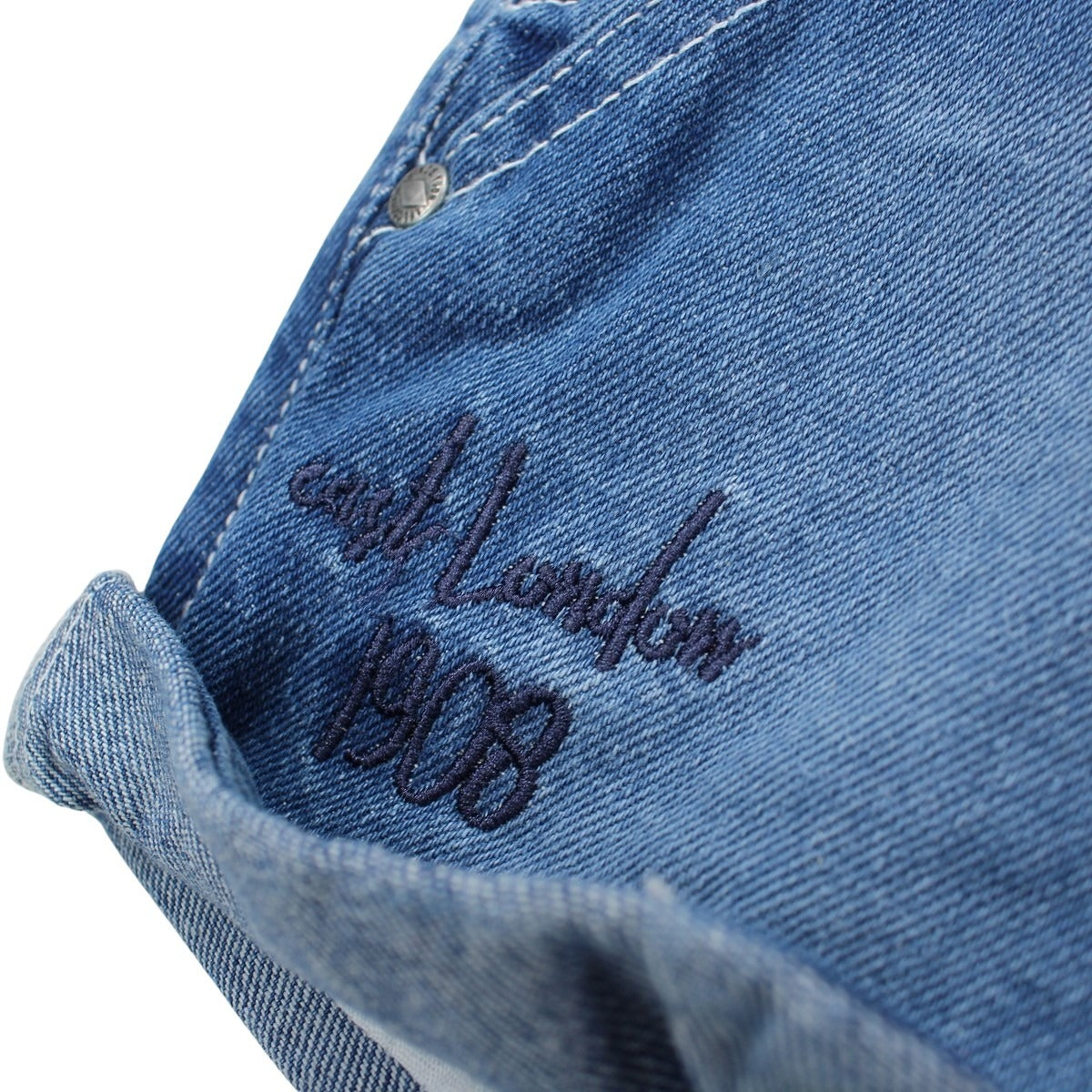 Short Salopette Lee Cooper - 4A Fille - Enfant - Bleu - 100 % Coton - TrendyFlair