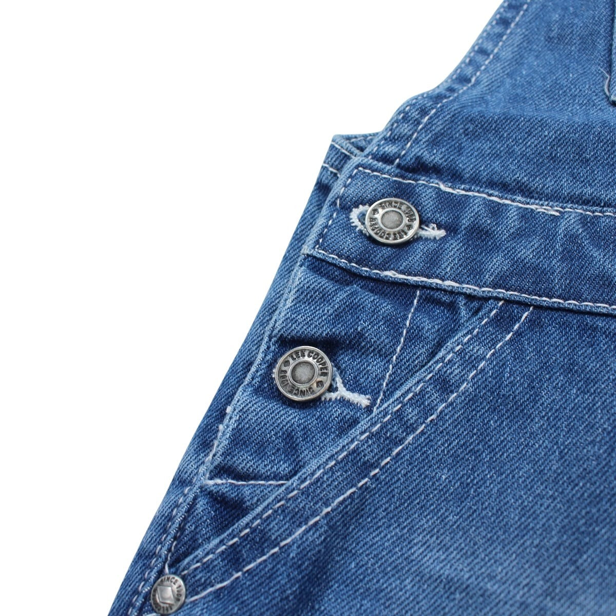 Short Salopette Lee Cooper - 4A Fille - Enfant - Bleu - 100 % Coton - TrendyFlair