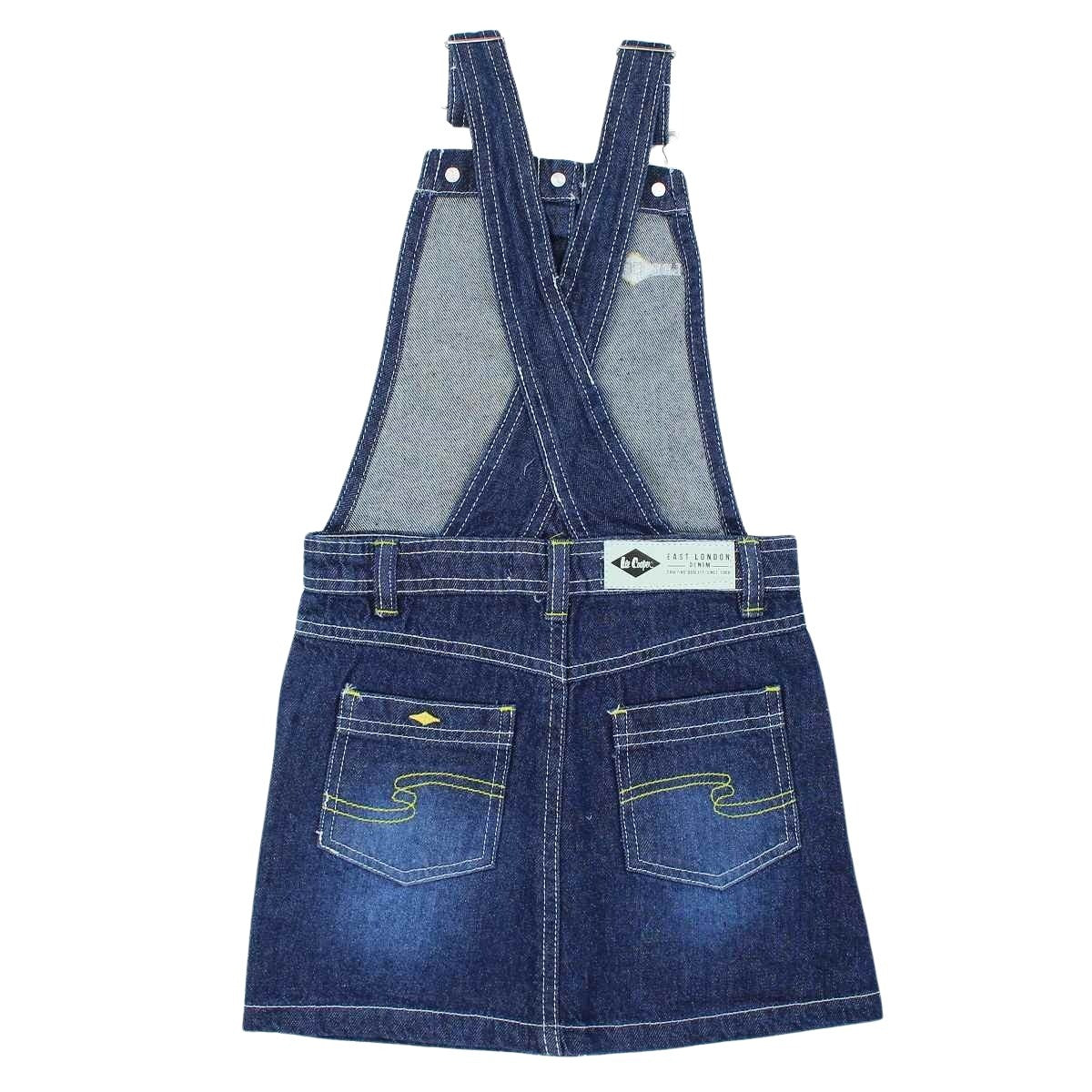 Robe Salopette Lee Cooper - 6A Fille - Enfant - Marine - 100 % Coton - TrendyFlair