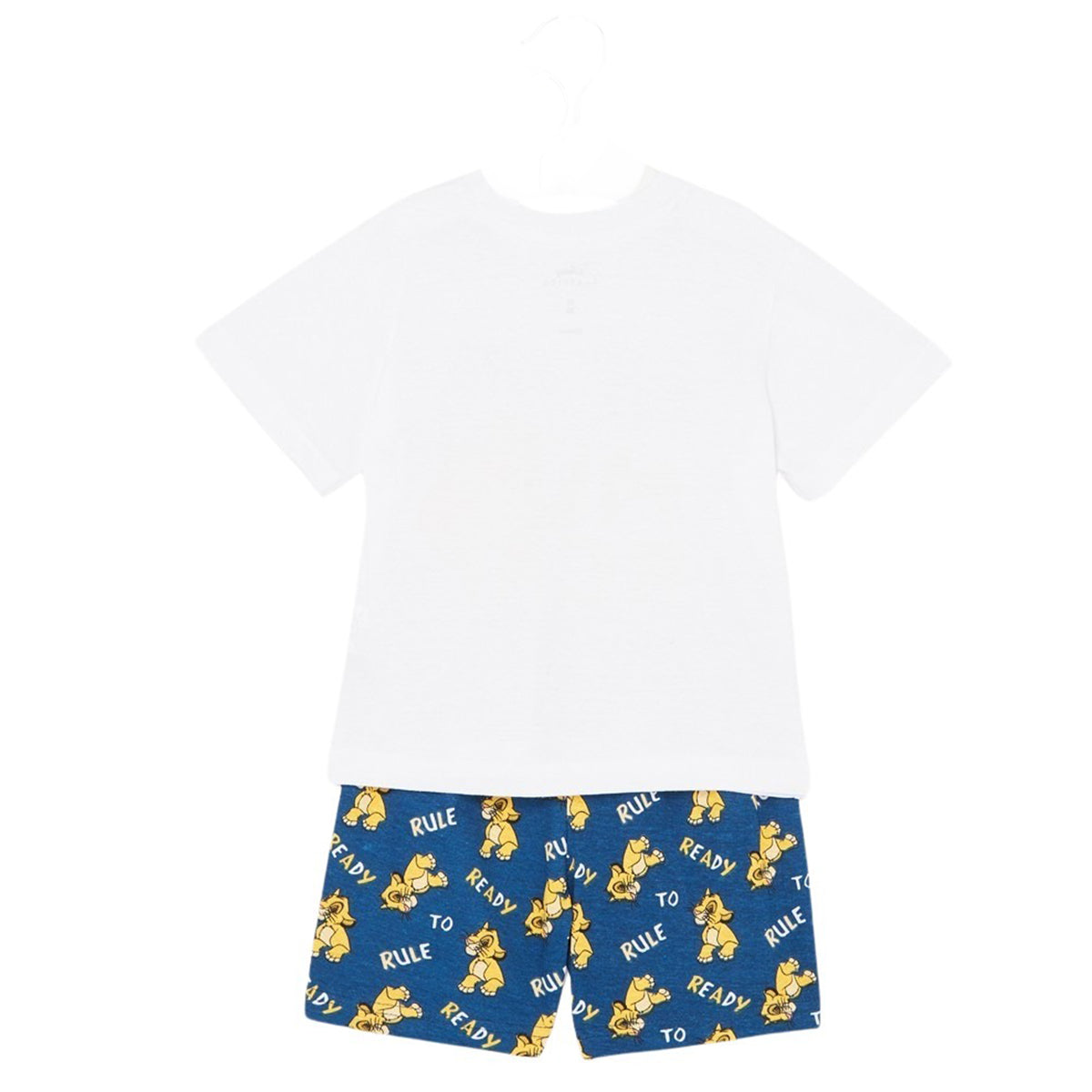 Ensemble Le roi Lion - 3A Garçon - Enfant - Blanc - 100% Coton, 160 GSM SJ - TrendyFlair