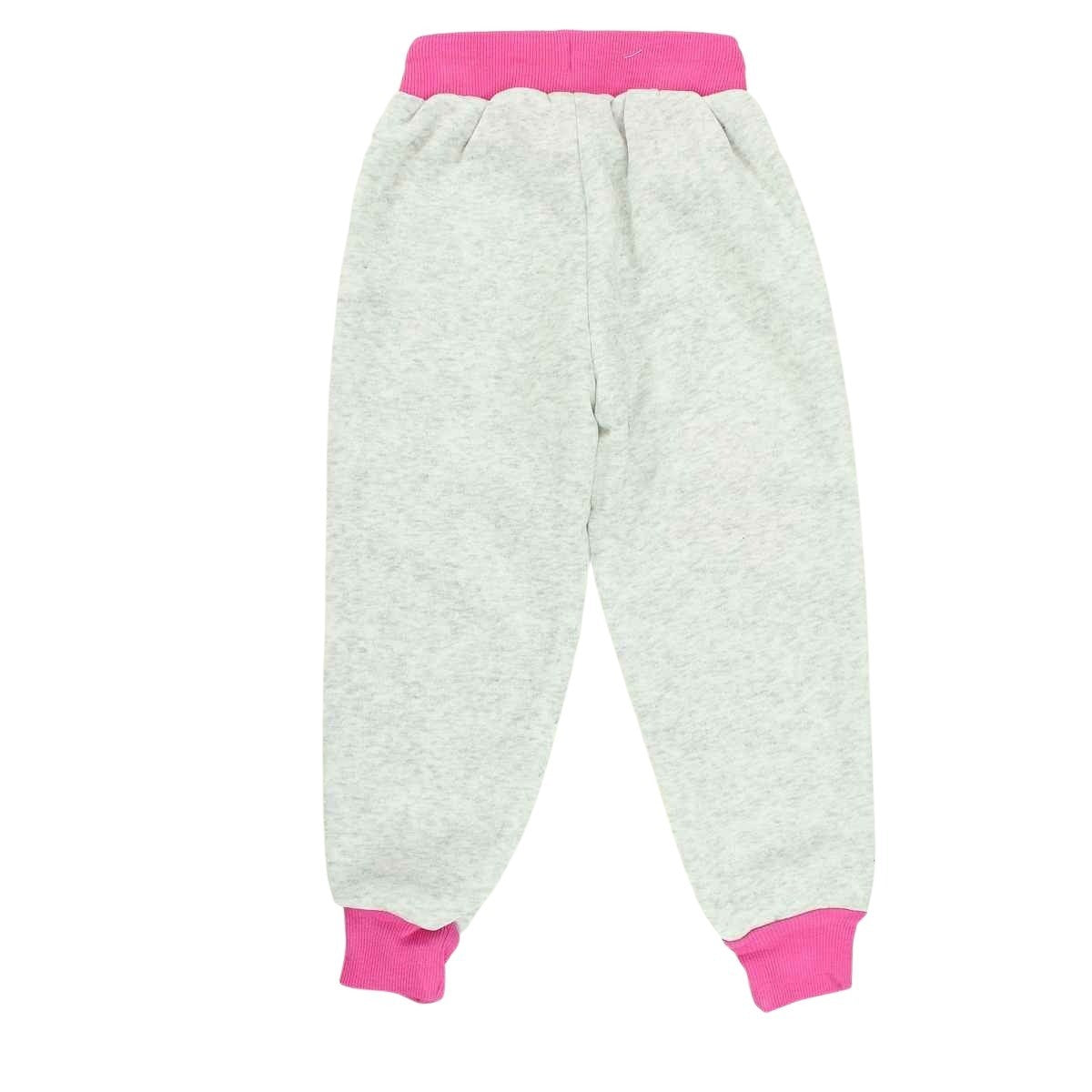 Jogging Minnie - 2A Fille - Enfant - Gris - 100% Polyester, 240 GSM FLEECE - TrendyFlair