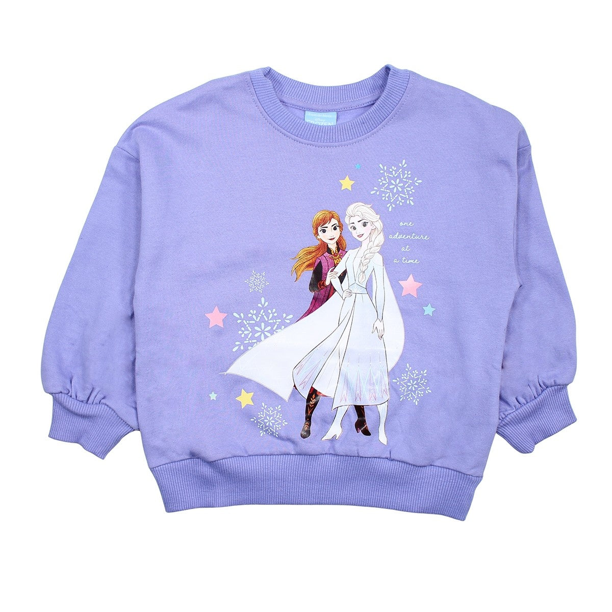 Sweat fille La Reine des Neiges - 4A Fille - Enfant - Mauve - 100% Coton - TrendyFlair