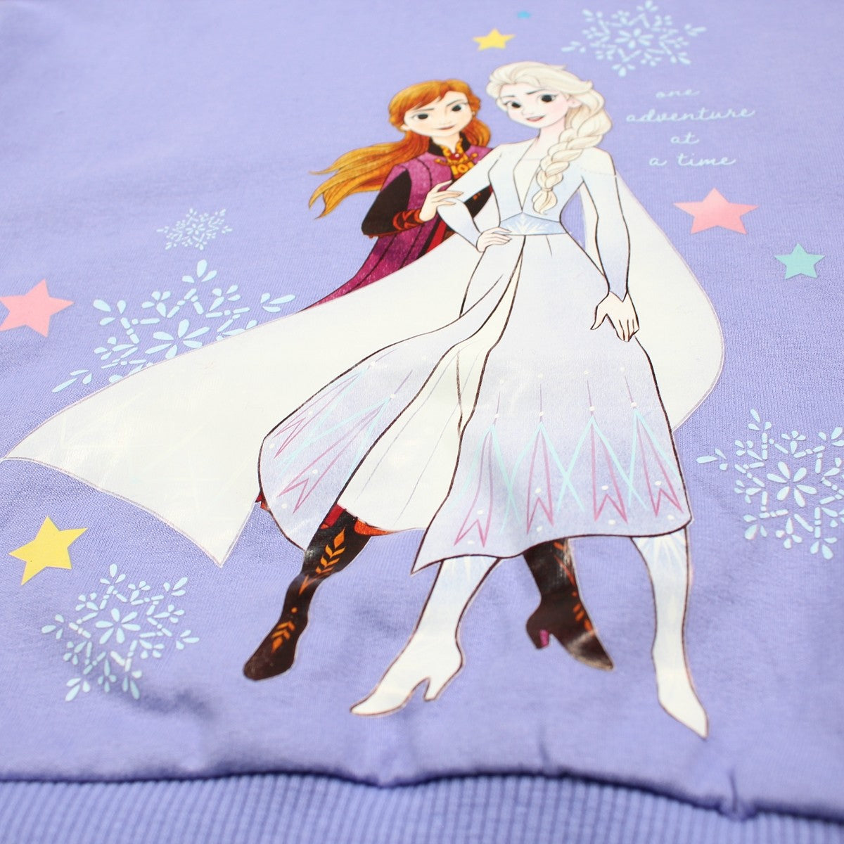 Sweat fille La Reine des Neiges - 4A Fille - Enfant - Mauve - 100% Coton - TrendyFlair