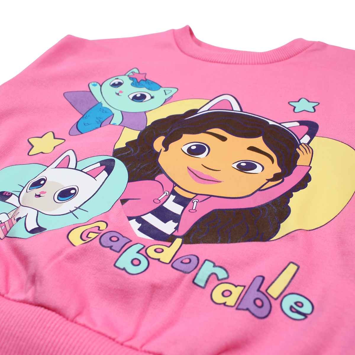 Sweat fille Gabby - 4A Fille - Enfant - Rose - 100% Coton - TrendyFlair