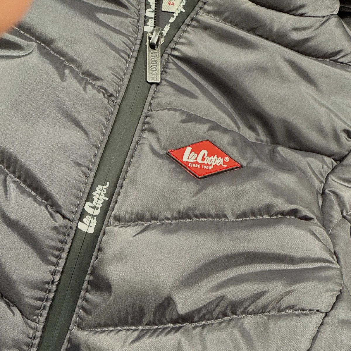 Parka garçon Lee Cooper - 4A Garçon - Enfant - Gris - 100% Polyester - TrendyFlair