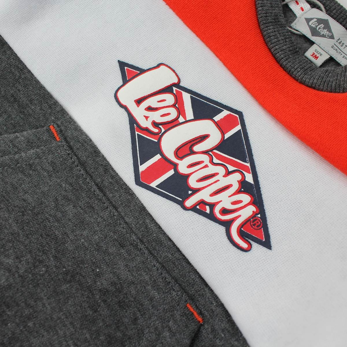 Jogging bébé Lee Cooper - 3M Bébé Garçon - Enfant - Orange - 100 % Polyester - TrendyFlair