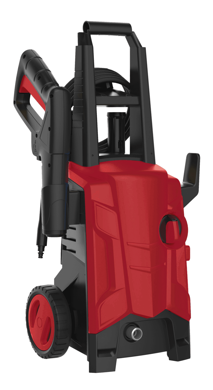 Nettoyeur haute pression 1500 Watts - Strakwash - 130 Bars - Tout inclus | Compact et puissant | Noir et rouge | TRENDYFLAIR