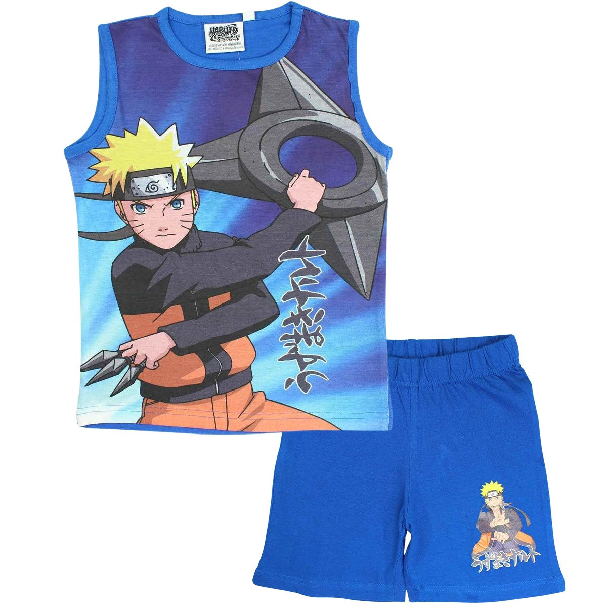 Ensemble Naruto - 4/6A Garçon - Enfant - Bleu - 100 % Coton - TrendyFlair