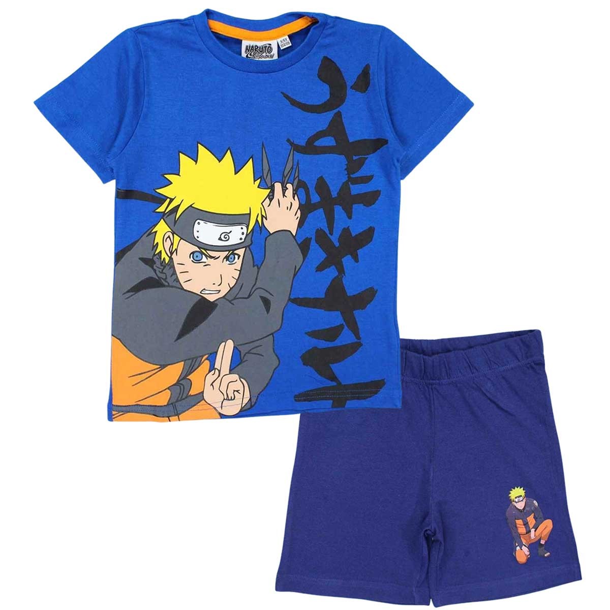 Ensemble Naruto - 4/6A Garçon - Enfant - Bleu - 100 % Coton - TrendyFlair