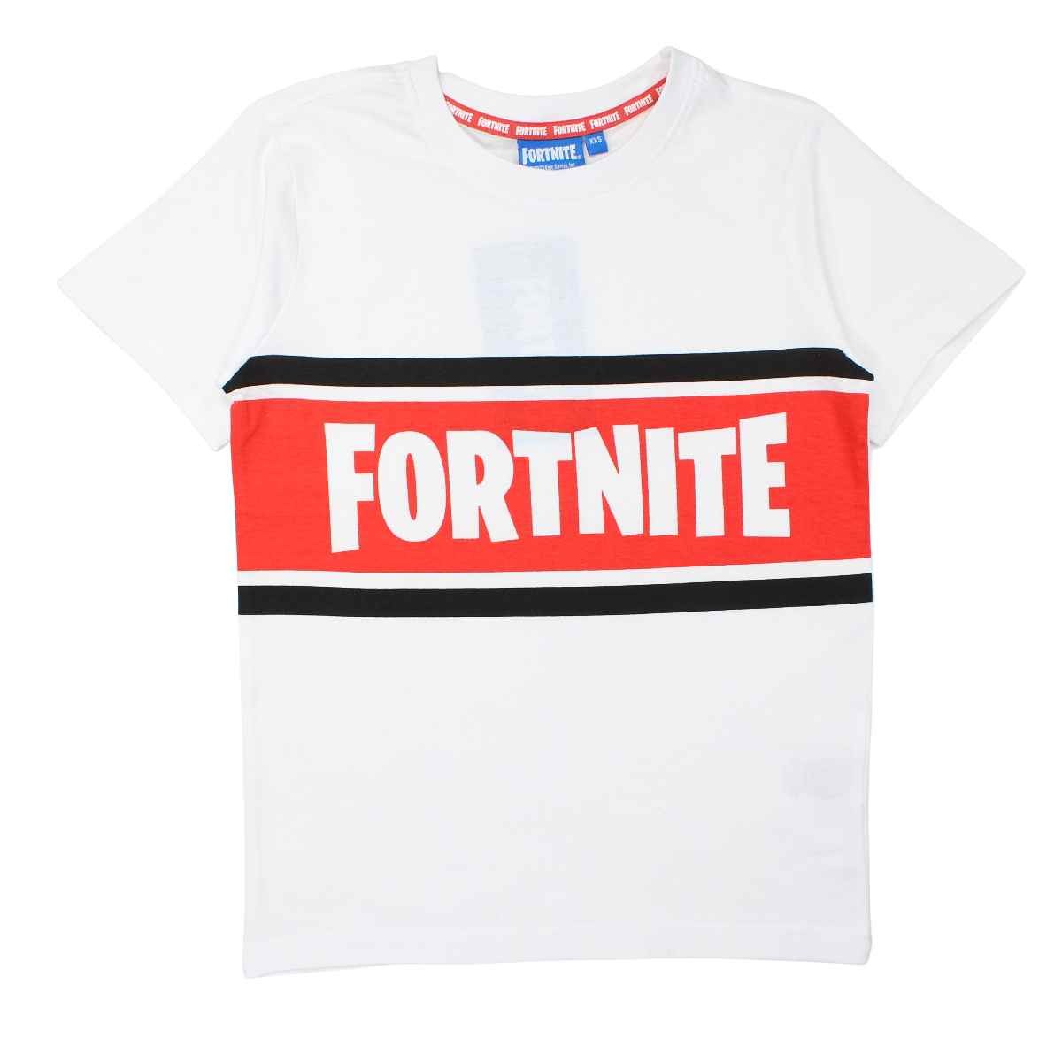 T-Shirt Fortnite - 12A Garçon - Enfant - Blanc - 100 % Coton - TrendyFlair