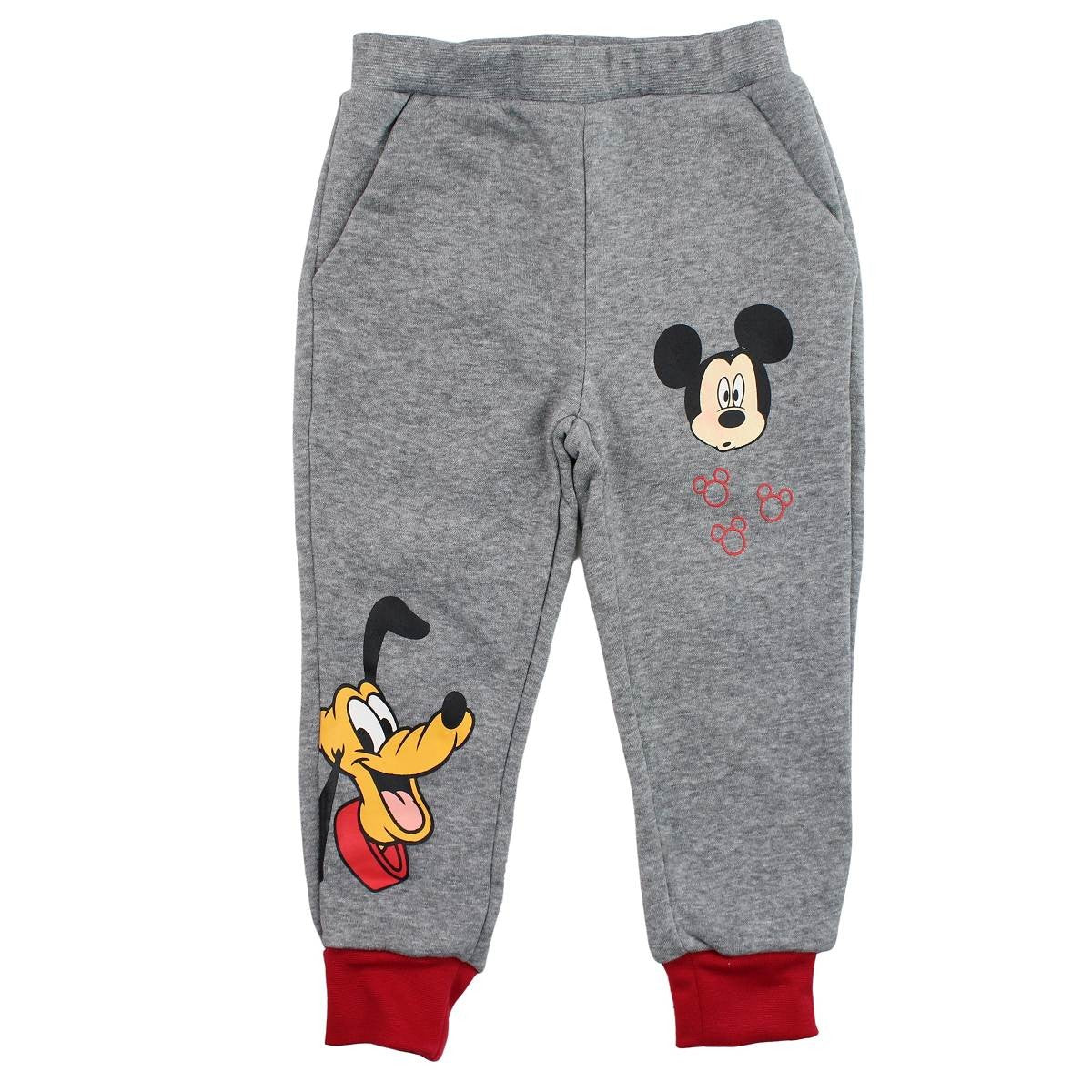 Pantalon de jogging Mickey - 3A Garçon - Enfant - Gris - 100 % Polyester - 240 GSM - TrendyFlair