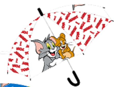 Parapluie Tom & Jerry 695 cm - TU Garçon - Enfant - Blanc - 100% Poe FOGGY/TRANSPARENT - TrendyFlair