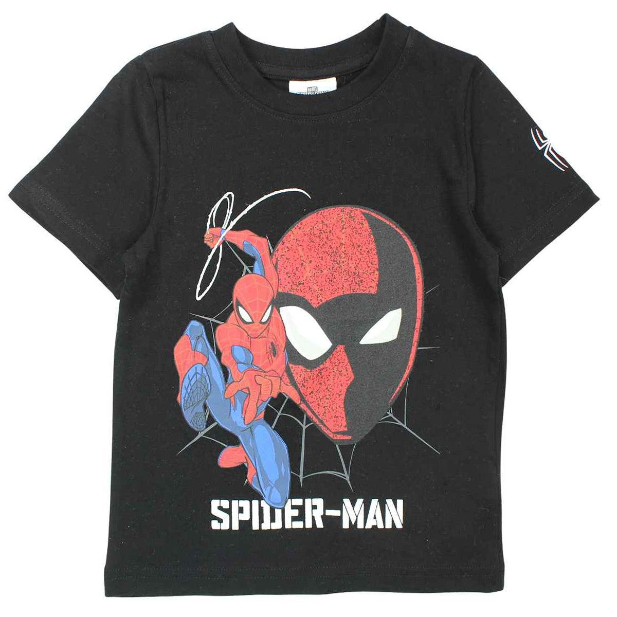T-Shirt Spiderman - 2A Garçon - Enfant - Noir - 100 % Coton - TrendyFlair