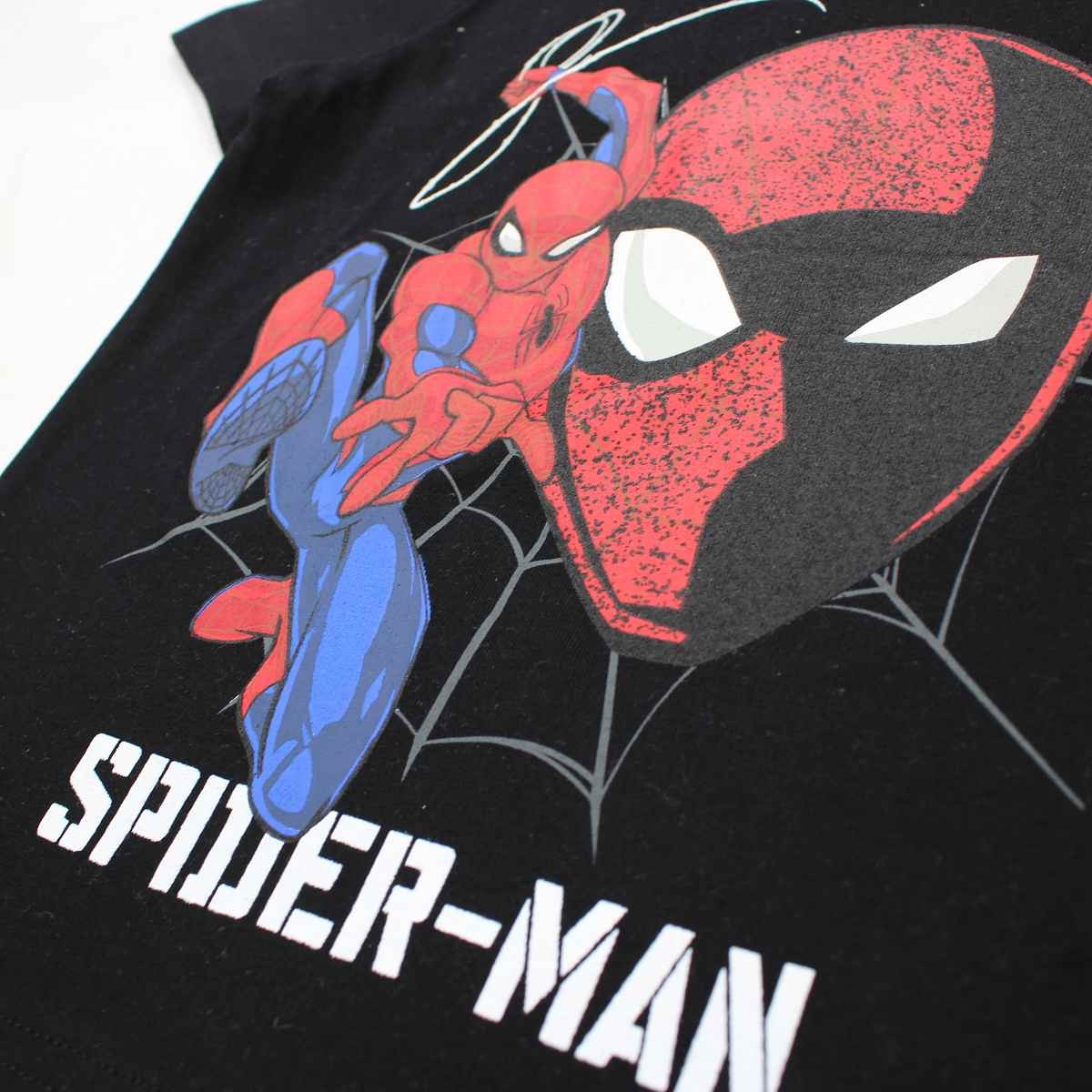 T-Shirt Spiderman - 2A Garçon - Enfant - Noir - 100 % Coton - TrendyFlair