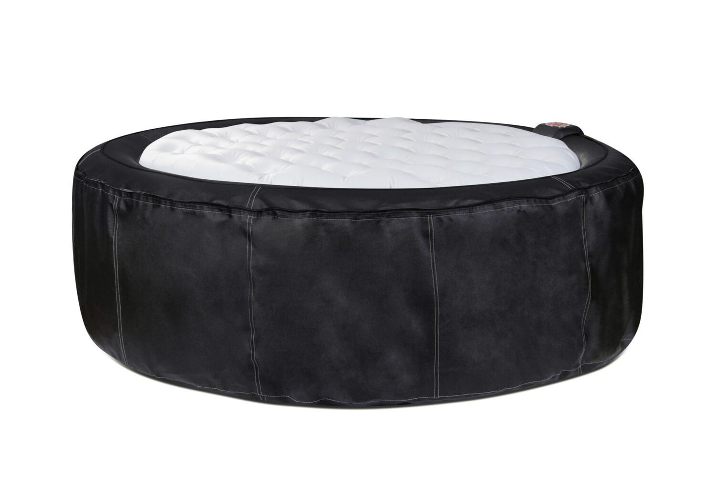 Couverture Gonflable Ronde pour Spa - 6 Places - Compatible Autres Marques | 160 x 12 cm - Gris Anthracite | TRENDYFLAIR