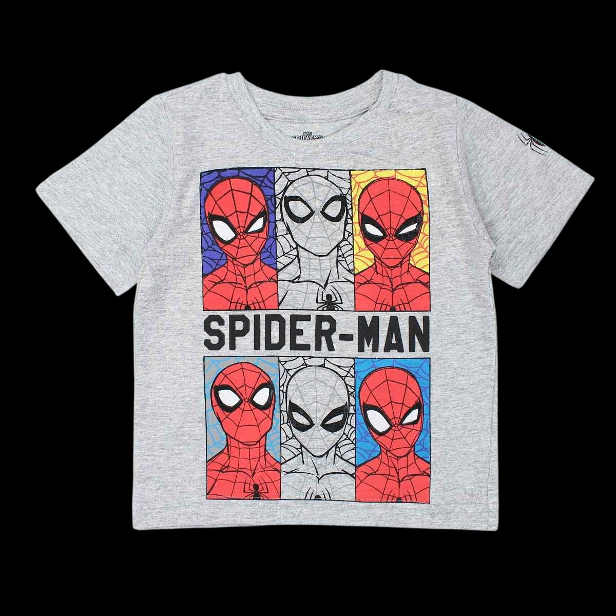 Ensemble Spiderman - 3A Garçon - Enfant - Gris - Short: 100 % Coton - T-Shirt gris: 93 % Coton - 7 % Polyester - TrendyFlair