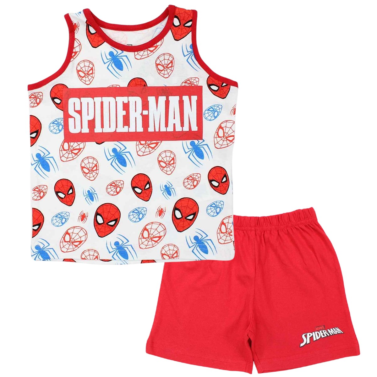 Ensemble Spiderman - 3A Garçon - Enfant - Rouge - 100 % Coton - TrendyFlair