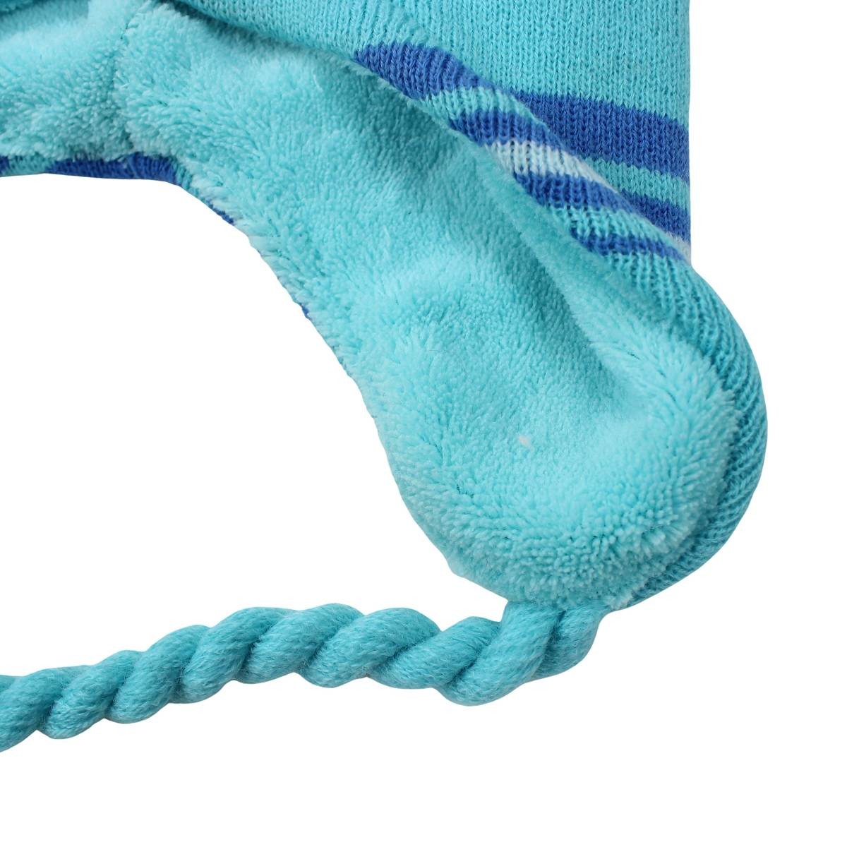 Bonnet péruvien Mickey - TU Garçon - Enfant - Bleu - 100 % Acrylique - TrendyFlair