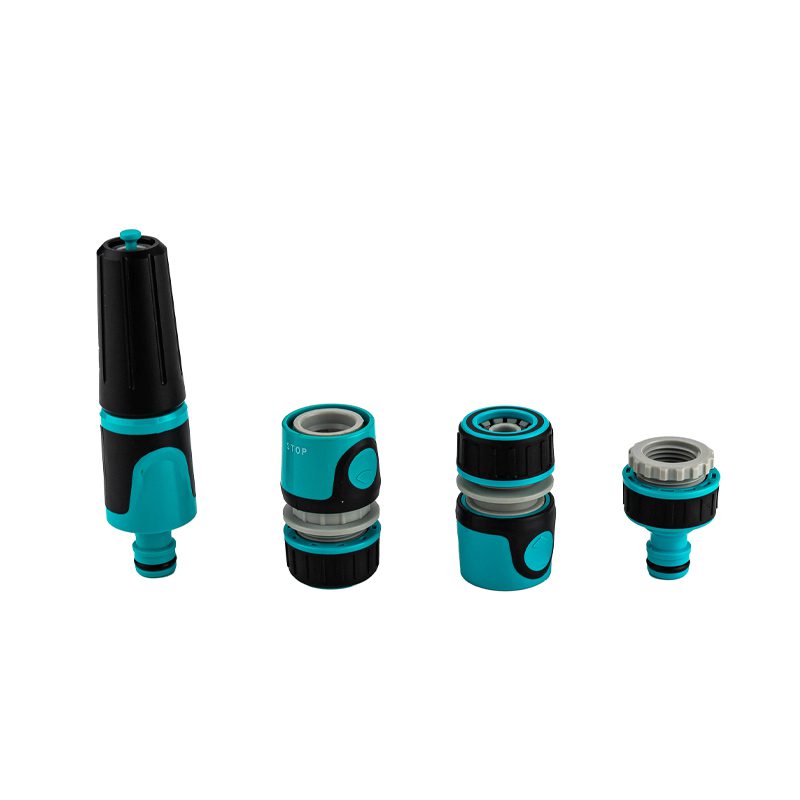 Lance d'arrosage pour jardin - Suan - Jets ajustables - Kit complet avec accessoires | Facile à utiliser et polyvalent | Noir et vert | TRENDYFLAIR