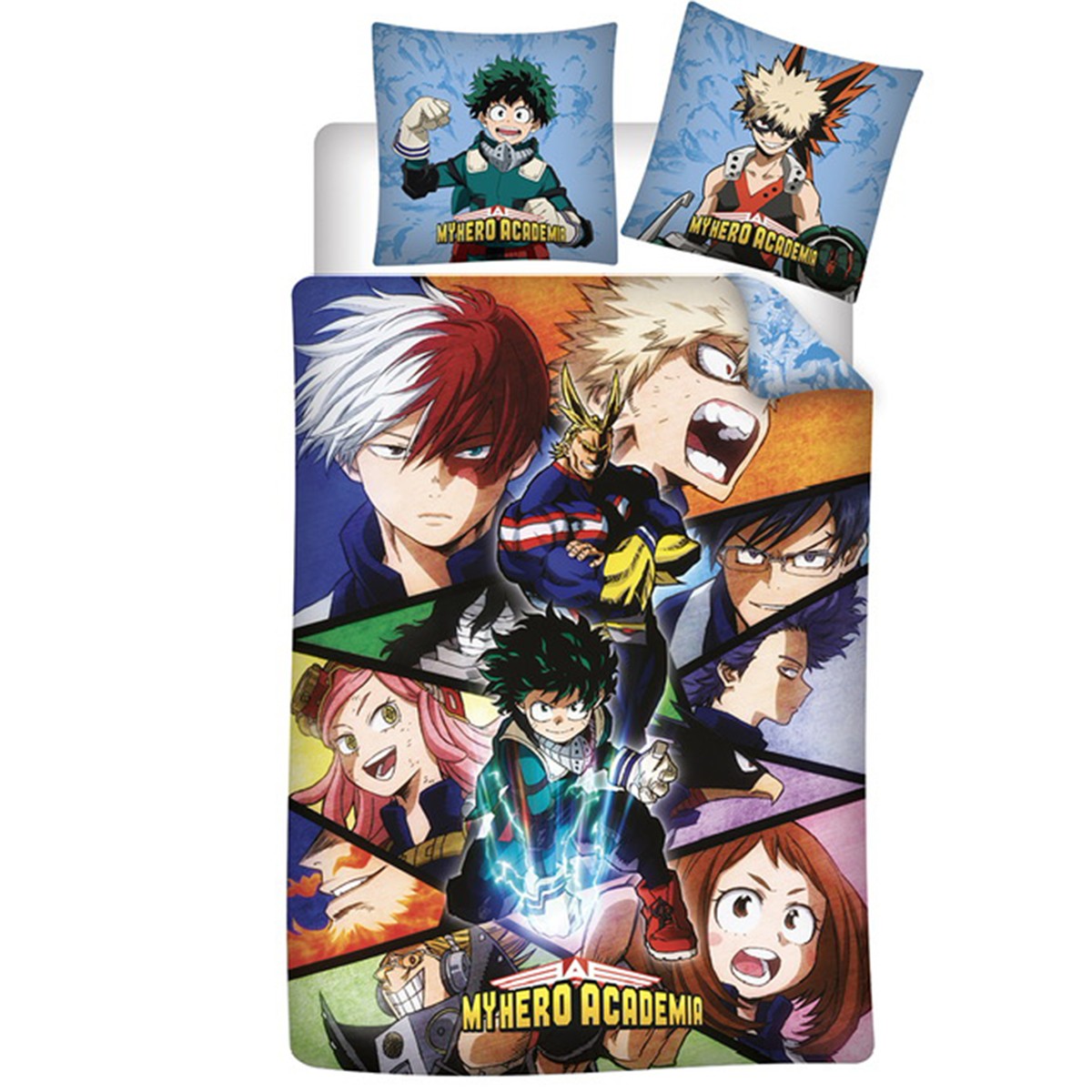 Housse de couette My Hero Acadamie - TU Garçon - Enfant - Bleu - 100 % Polyester - TrendyFlair