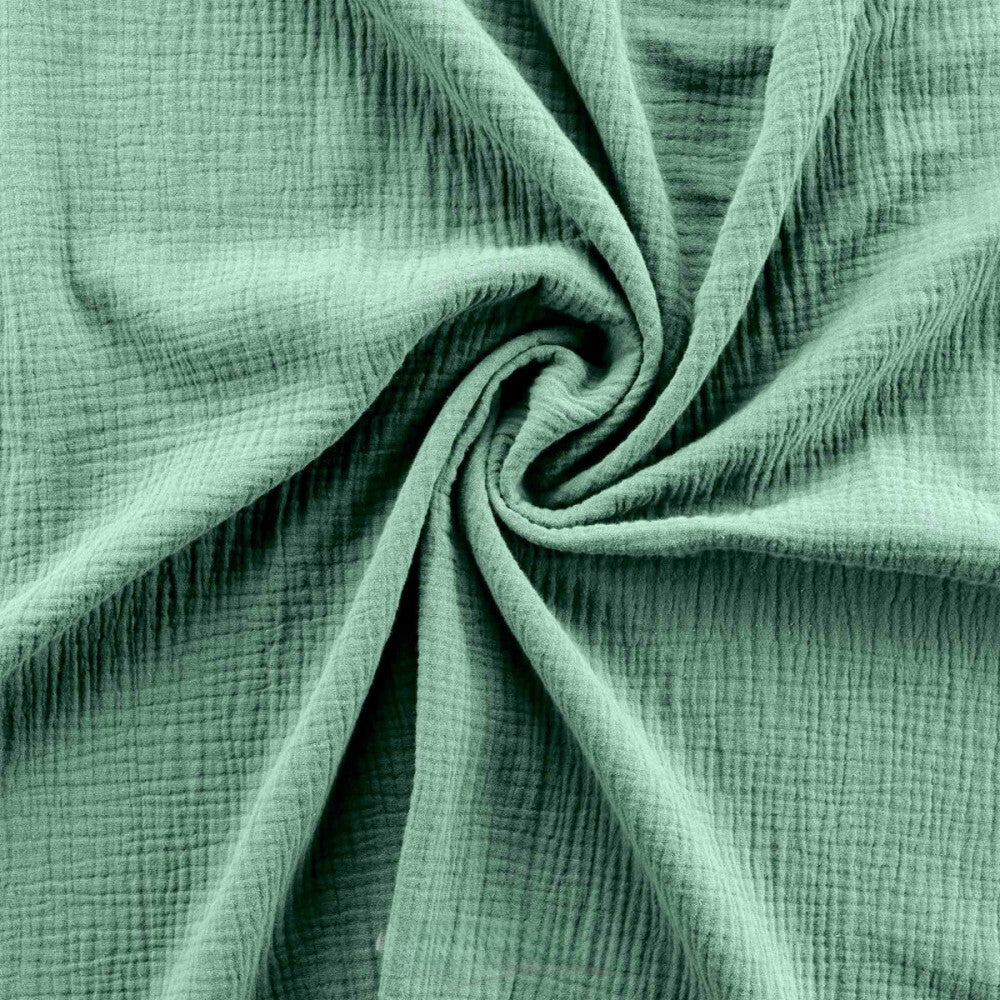 Parure de lit en Gaze de Coton 240x260cm - Plusieurs coloris - Sauge |homeflair