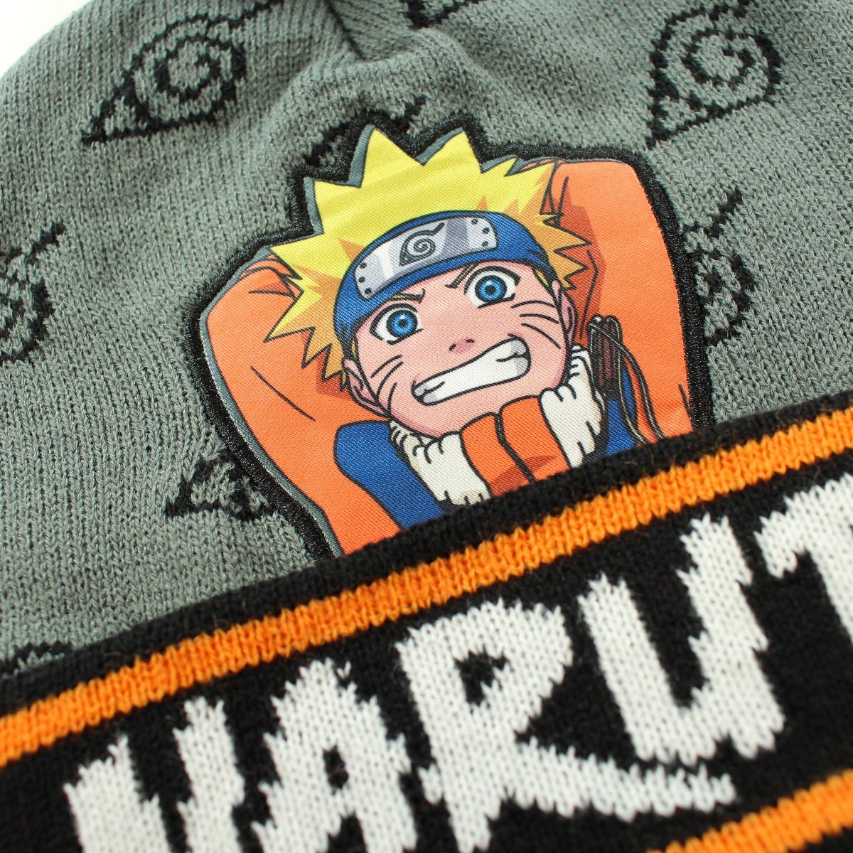 Bonnet Gant Naruto - TU Garçon - Enfant - Noir - 100% Acrylique - DOUBLE COUCHE, 97% Acrylique, 3% Élasthanne, - TrendyFlair