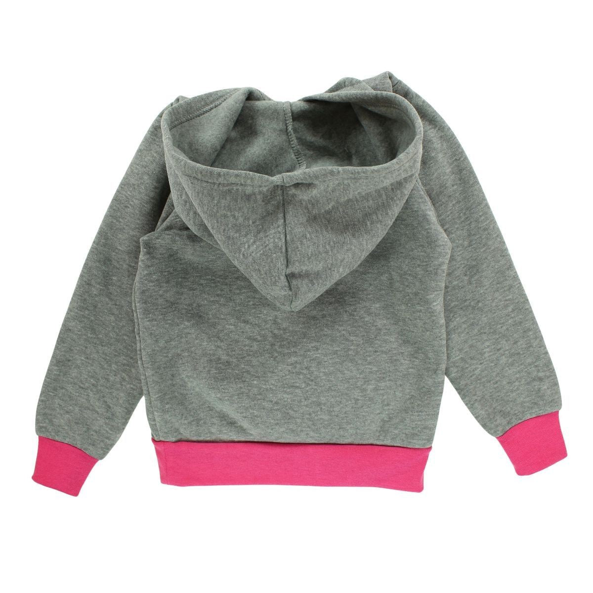 Sweat capuche Minnie - 3A Fille - Enfant - Gris - 100 % Polyester - 240 gsm - TrendyFlair