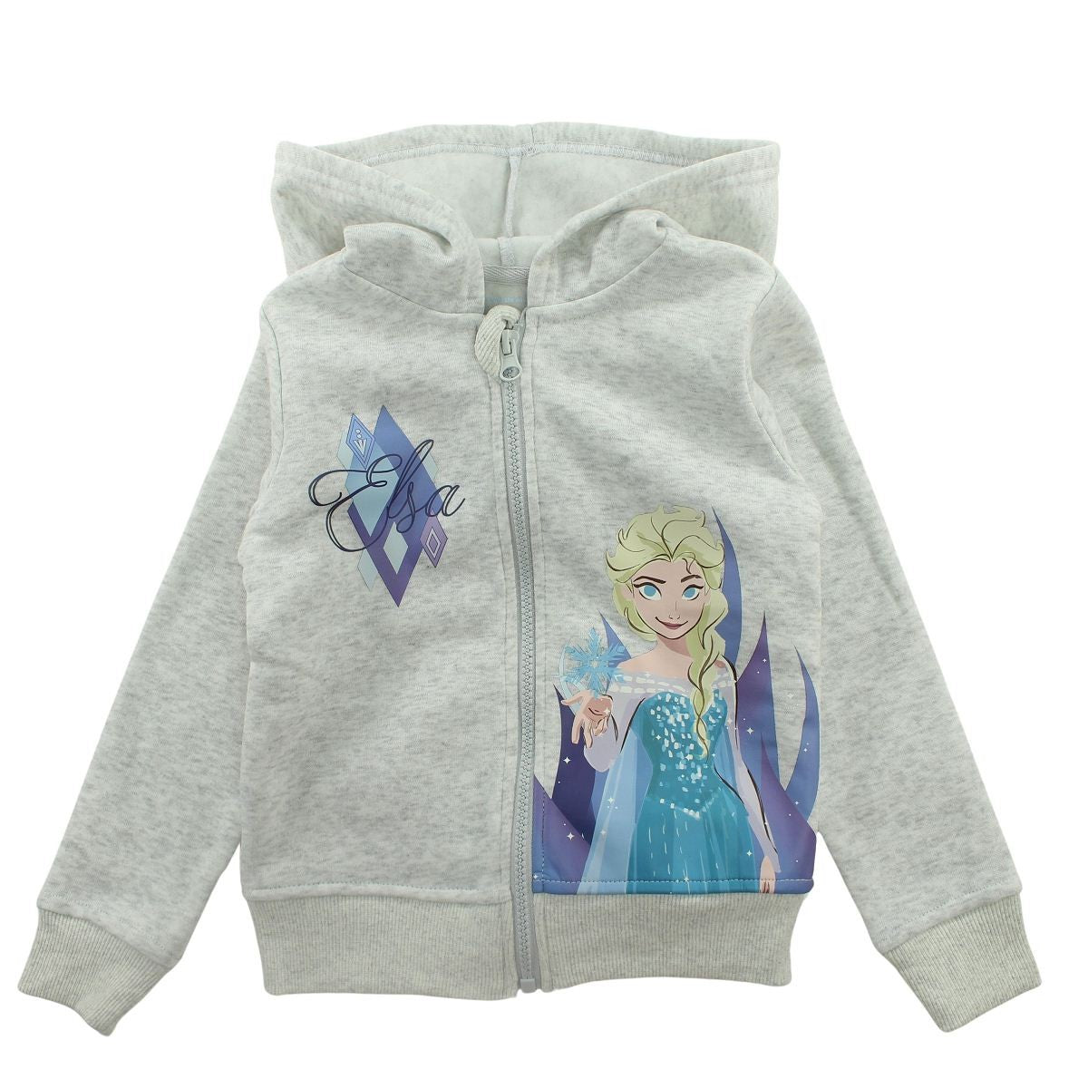 Jogging La Reine des Neiges - 2A Fille - Enfant - Gris - 100 % Polyester - 240 gsm - TrendyFlair