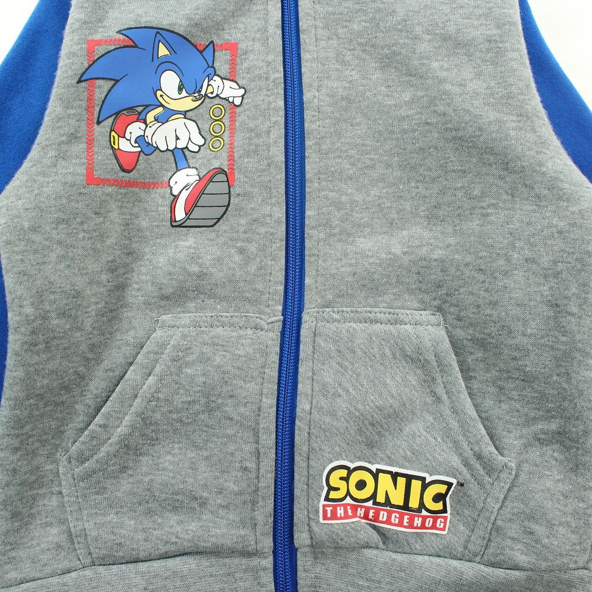 Jogging Sonic - 3A Garçon - Enfant - Gris - 100 % Polyester - 240 gsm - TrendyFlair