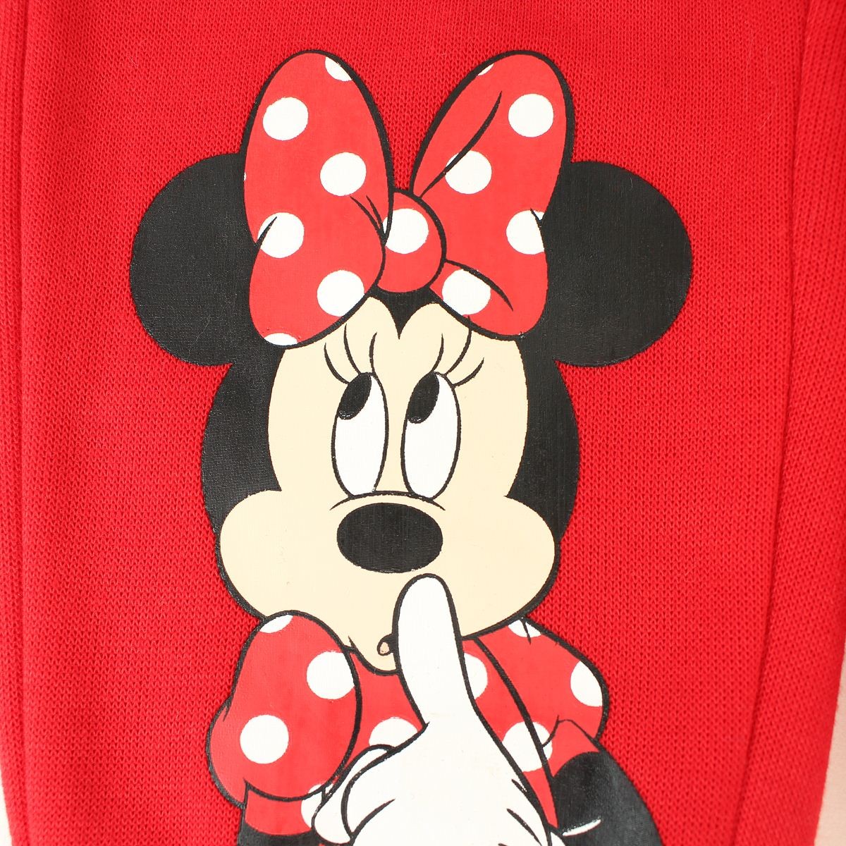 Pantalon de jogging Minnie - 2A Fille - Enfant - Rouge - 100 % Polyester - 240 gsm - TrendyFlair