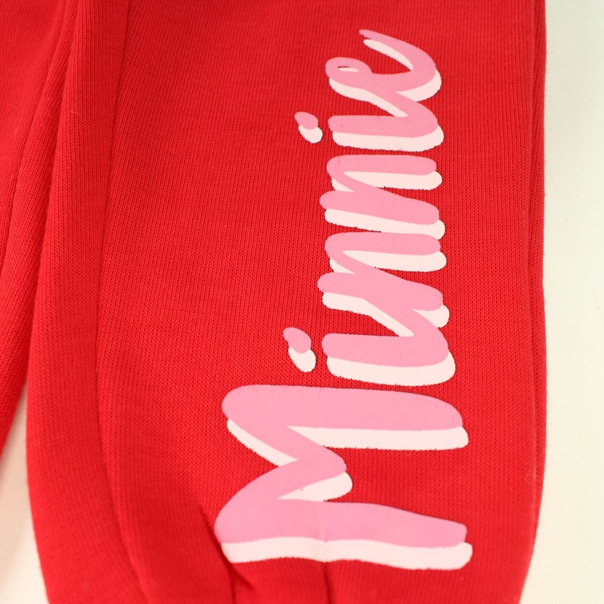 Pantalon de jogging Minnie - 2A Fille - Enfant - Rouge - 100 % Polyester - 240 gsm - TrendyFlair