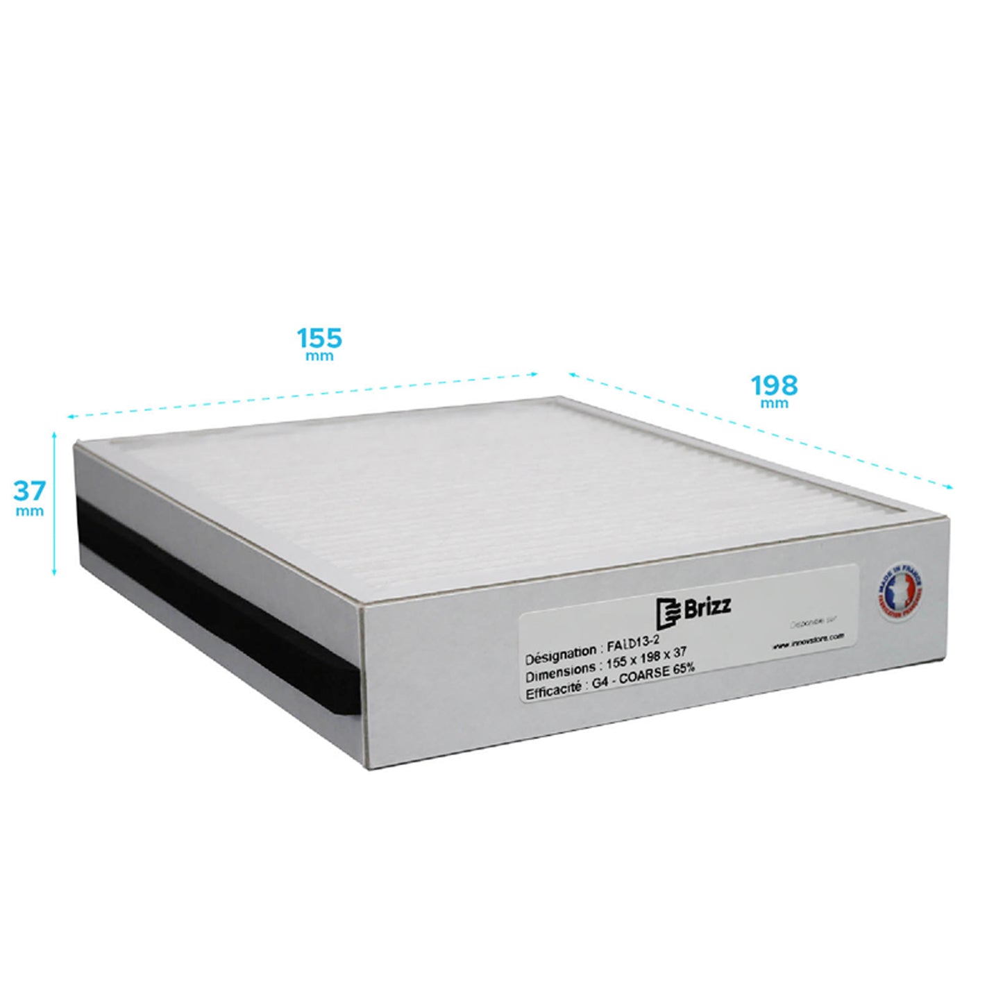 Filtre compatible purificateur d'air ALDES InspirAir Home SC150 - typedefiltration : Pollen|Trendyflair