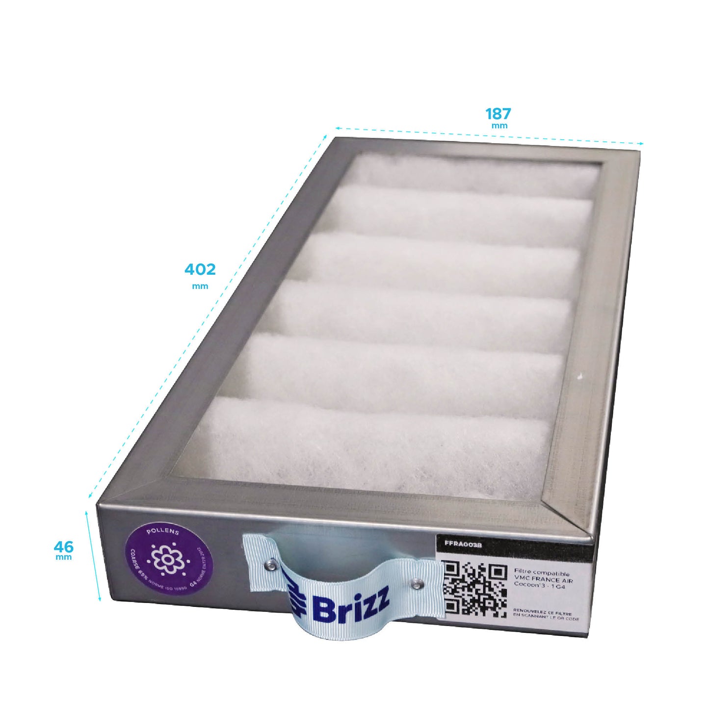 Filtre compatible VMC FRANCE AIR Cocoon'3 - contenu : 1 G4|Trendyflair