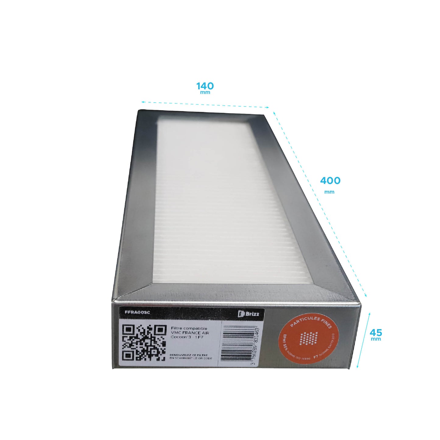 Filtre compatible VMC FRANCE AIR Cocoon'3 - contenu : 1 F7|Trendyflair