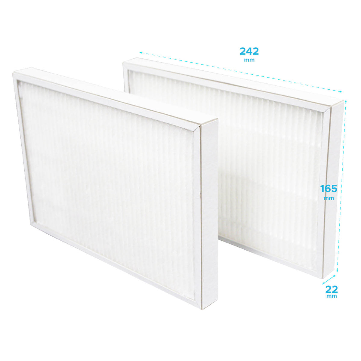 Filtres M5 compatibles VMC DUOLIX TWIN / BOX / COLLECTIF Atlantic (2 pièces)|Trendyflair