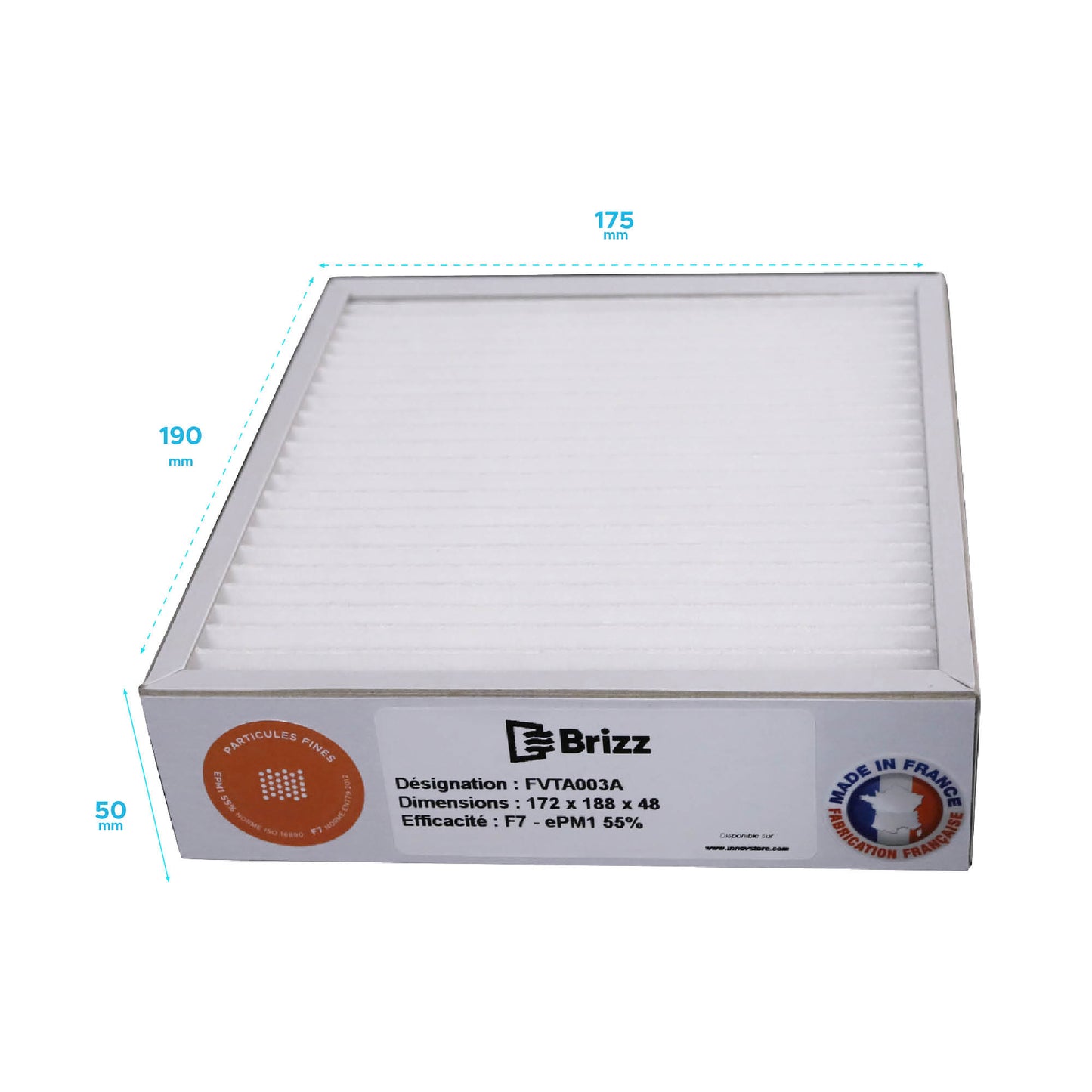 Filtre compatible VMI PRESTIGE+ GALBEE, CUBE 2 ou URBAN VENTILAIRSEC|Trendyflair
