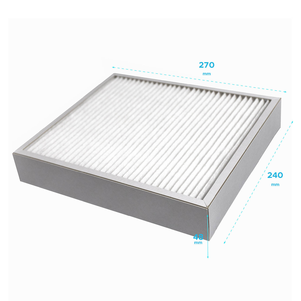 Filtres BRIZZ compatibles VMC ALDES Dee Fly Cube 300 et Dee Fly Cube 370 - fald01variante : 2 G4 + 1 F7|Trendyflair