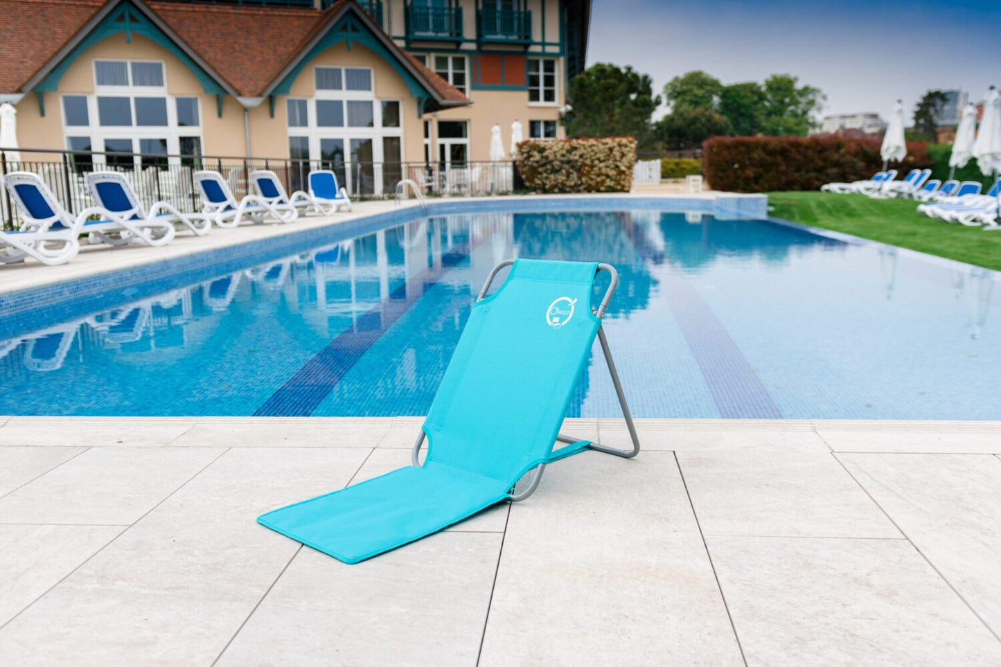 Chaise Dossier de Plage Pliable - Légère, Compacte, Confortable | Dimensions 45 x 163 x 44 cm, Couleur au Choix | TRENDYFLAIR