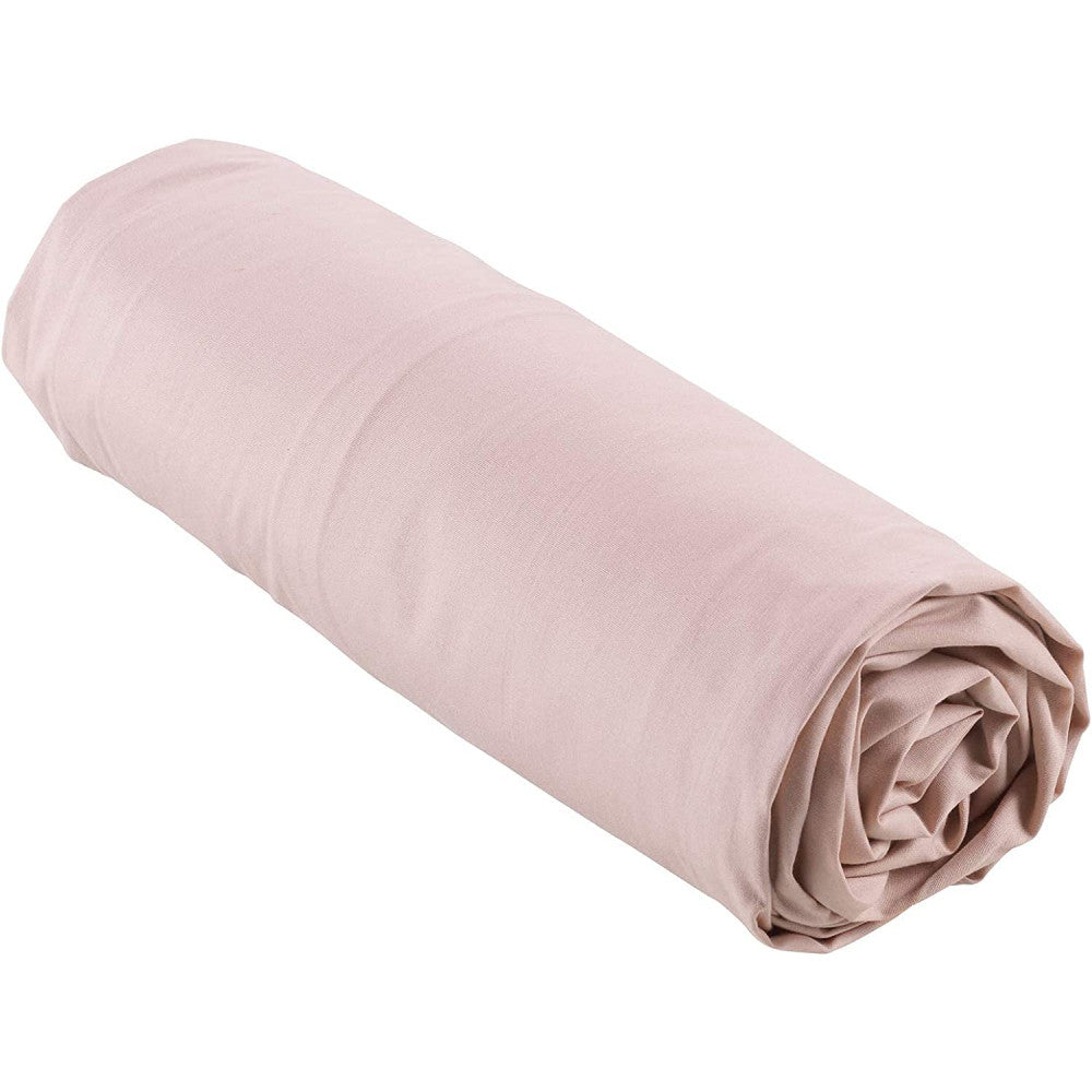 Drap Housse Percale - Bonnet 30 Cm - Plusieurs Tailles - Plusieurs Coloris - 180x200cm - Rose |homeflair