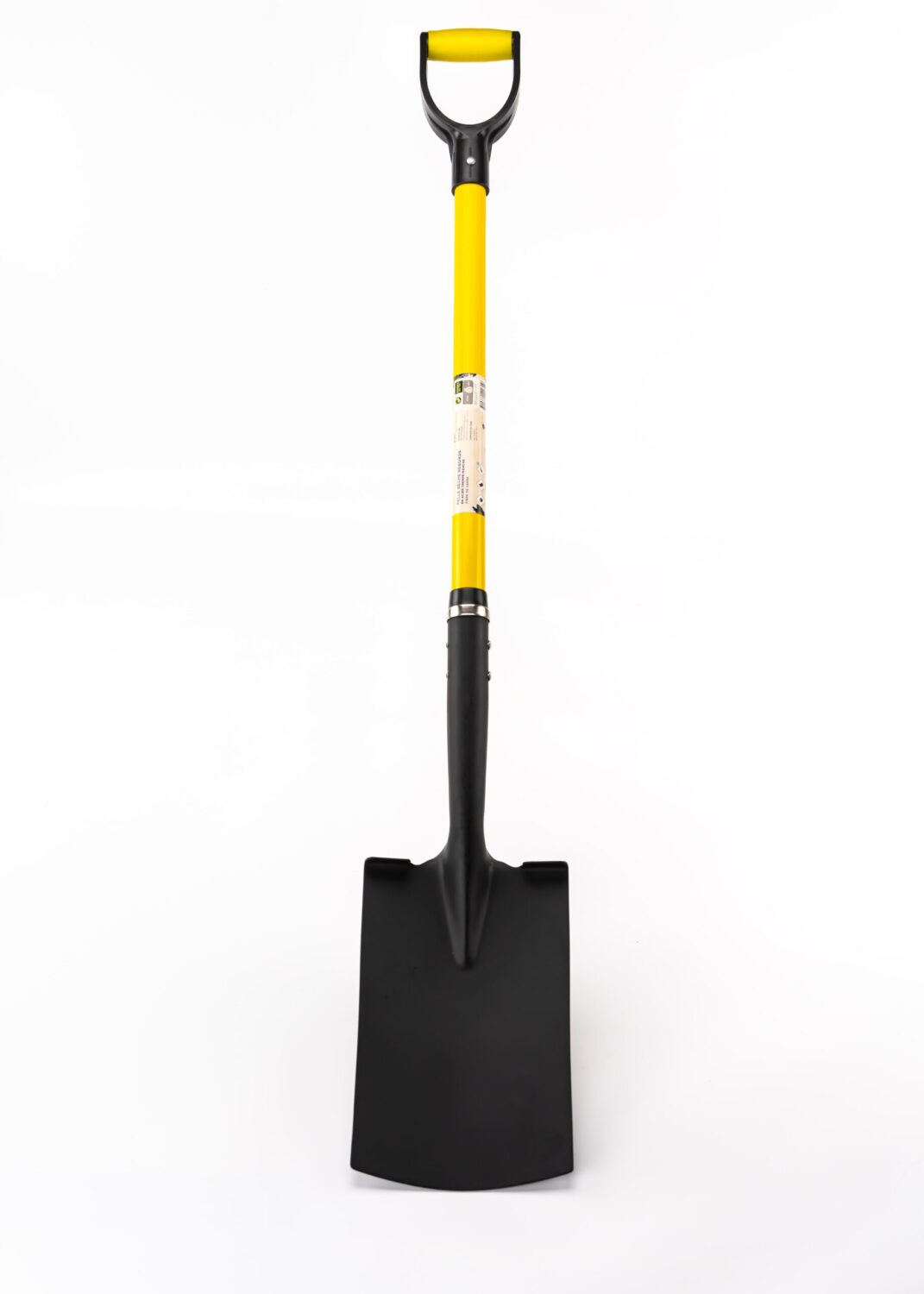 Pelle bêche pour jardin - Manche en fibre de verre - Poignée confort | Résistant et ergonomique | Vert et noir | TRENDYFLAIR