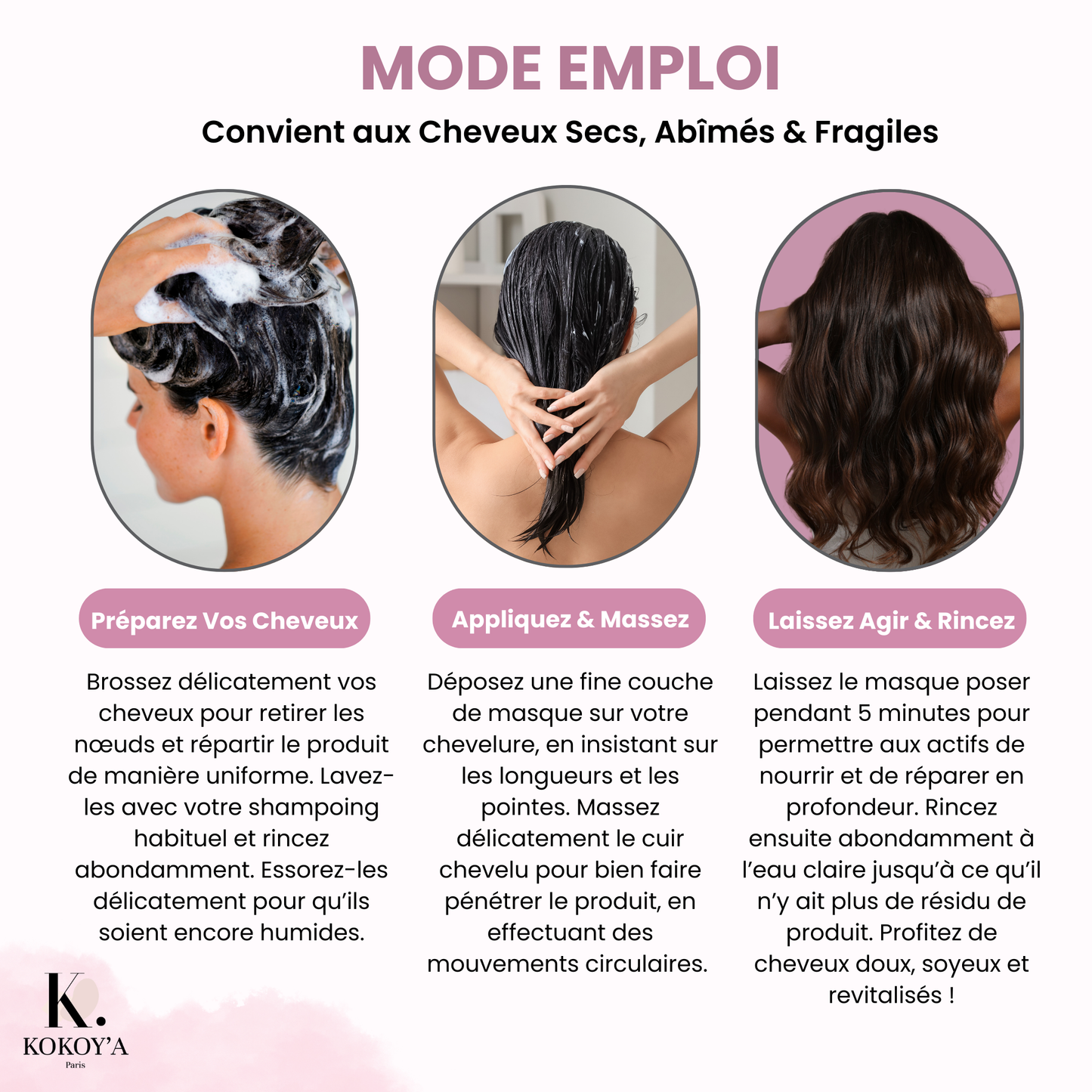 MASQUE KÉRATINE 500ML | Soin Intense Longueurs et Pointes - Nourrit, Protège et Illumine | TRENDYFLAIR