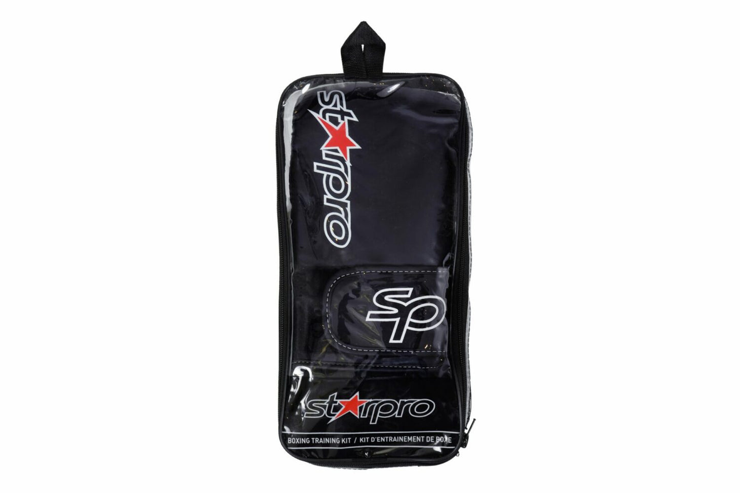 Kit de boxe - Gants, bandes et corde à sauter inclus | Sacoche de transport | Noir et rouge | TRENDYFLAIR